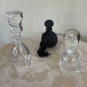 3 Perfume Bottles